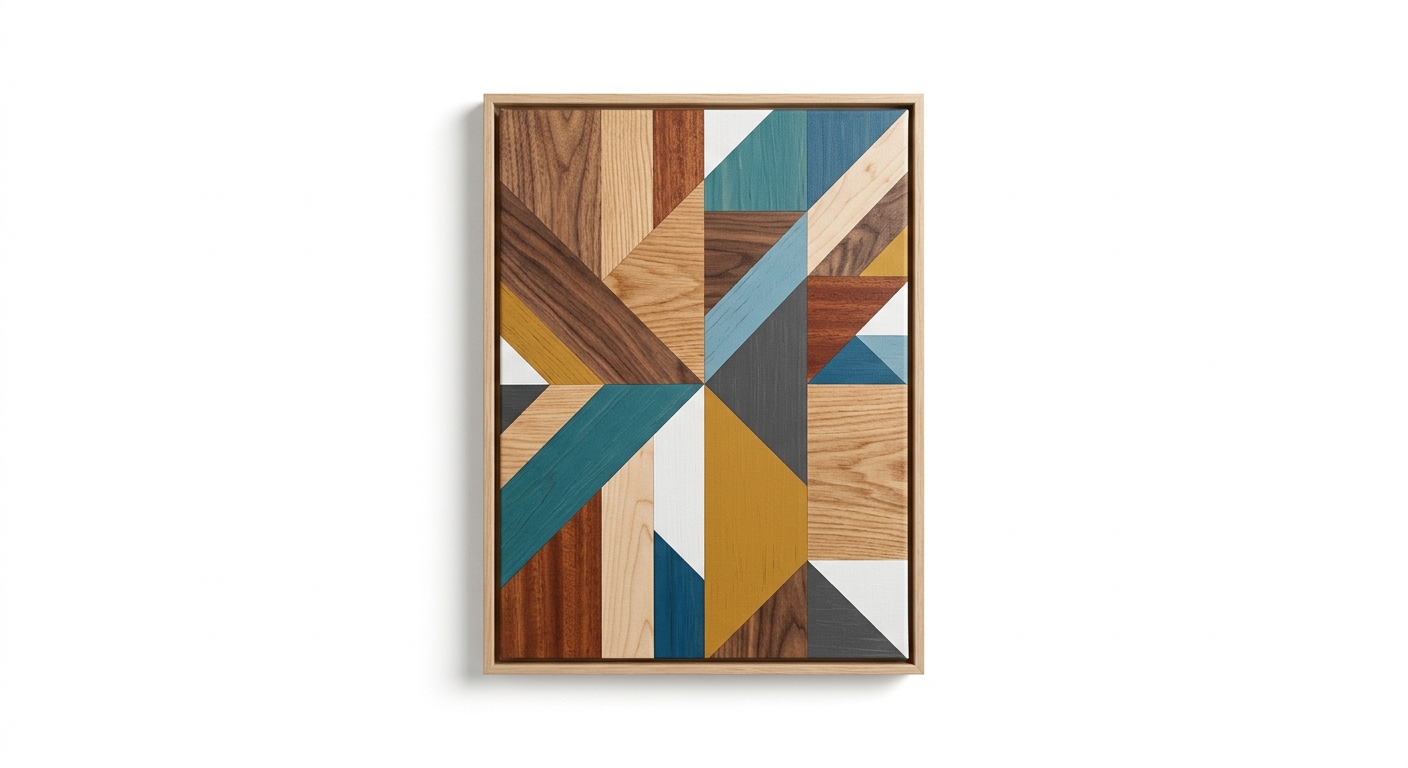 Modern canvas print (Multi Wood)