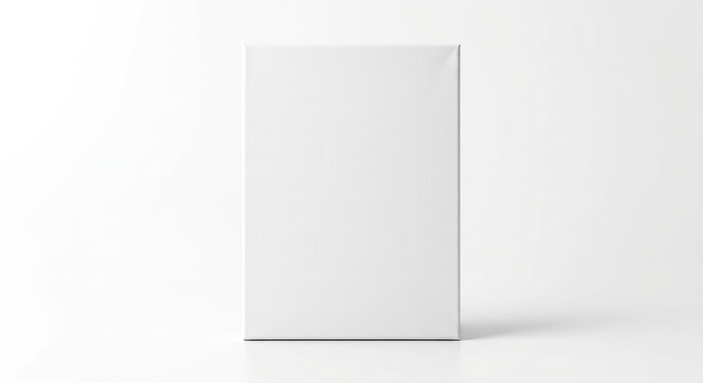 Modern canvas print (White Fabric)