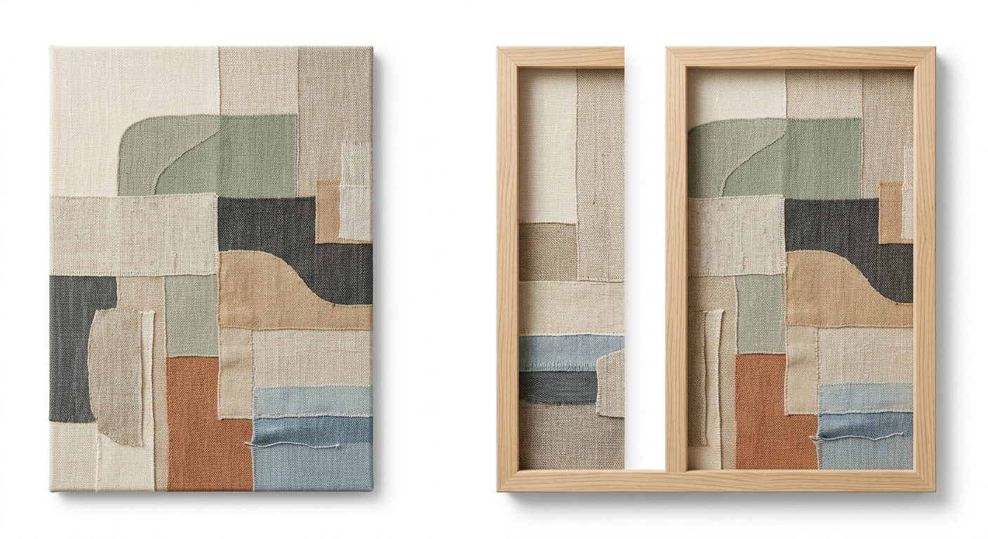 Scandinavian canvas print (Multi Fabric)