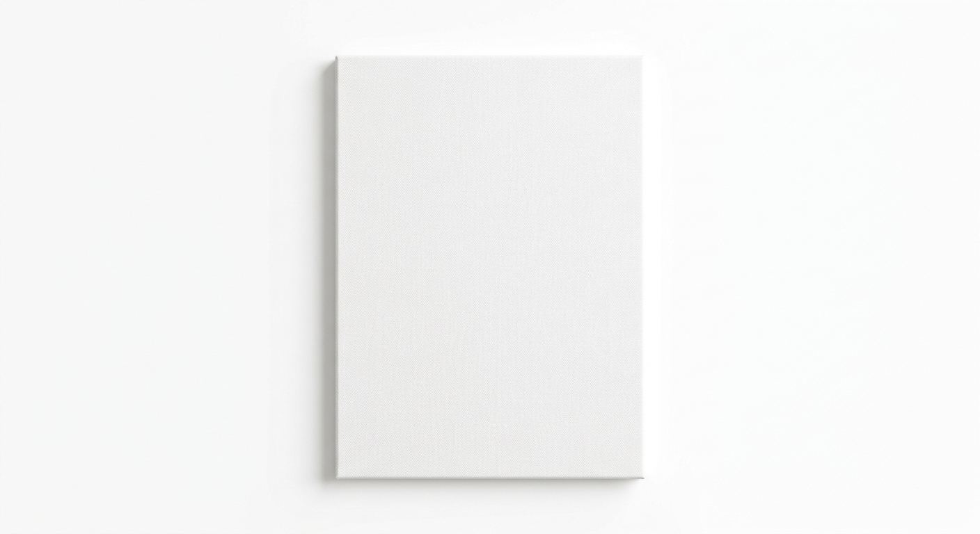 Scandinavian canvas print (White Fabric)