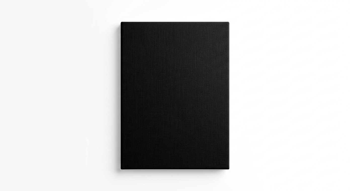 Warm canvas print (Black Fabric)